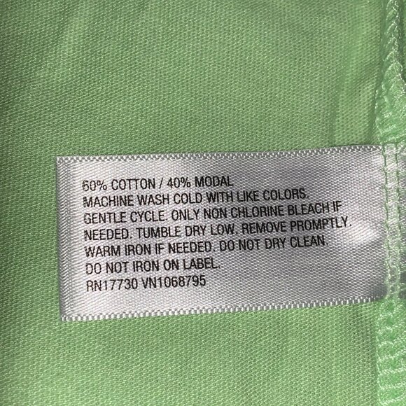 A New Day Womens Lime Green Loose-Fit T-Shirt Cap Sleeves Lightweight Size Large - Picture 8 of 9